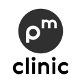 PM Clinic logo кв чб